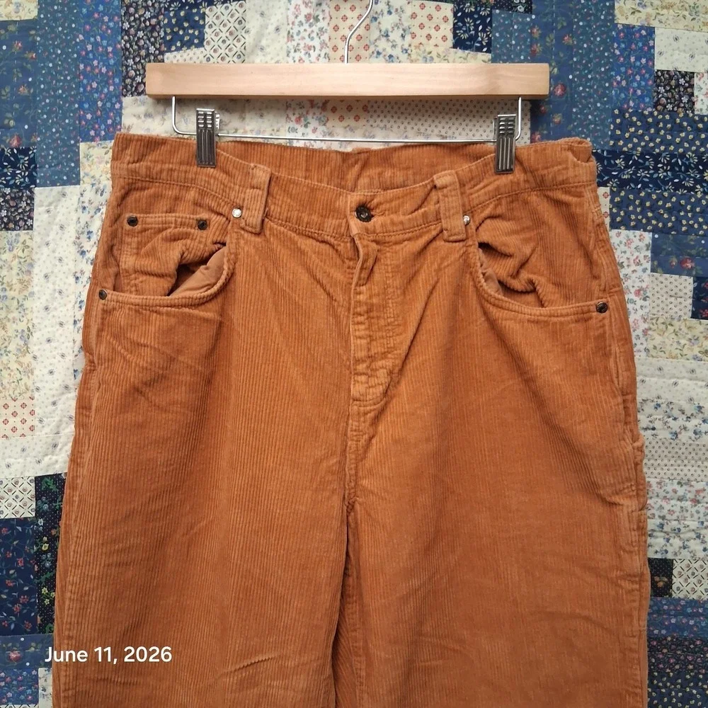 Kickers Classics Corduroy Carpenter Pants Size 34 Brown Skater Y2K Baggy